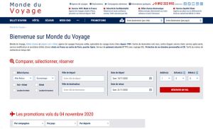 MONDE DU VOYAGE